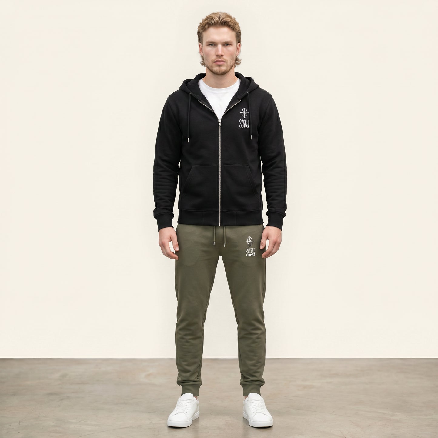 Organic Zip Hoodie 350gsm
